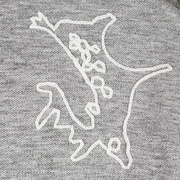 Thom Browne Gray Polo Shirt Embroidered Short Sleeve Size 1 Small - Picture 6 of 16